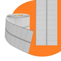 Etiqueta Duas Carreira - 50x30 - Papel Termico - 2... - Brice