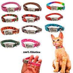 Coleira Anti-Enforcamento para Gatos em elástico c... - Brincadeira Animal