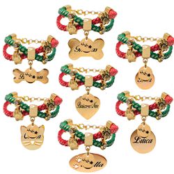 Gargantilha Trança dupla edição de natal - Brincadeira Animal