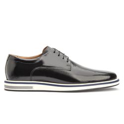 Sapato Derby Ancona Preto - BROGUIISHOES