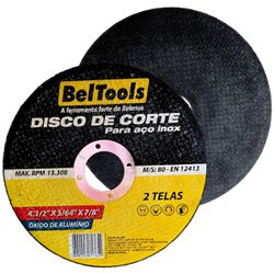 Disco de Corte Inox 4.1/2 X 3/64 X 7/8 - Broketto Materiais Elétricos