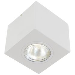 Plafon Spot de Sobrepor Teto Quadrado PAR20 Branco - Broketto Materiais Elétricos