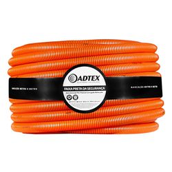 Eletroduto Corrugado Laranja Reforçado 3/4 Pol 50m Adtex - Broketto Materiais Elétricos