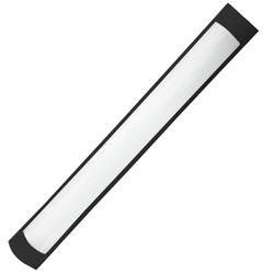 Luminária Led Sobrepor Linear Slim Preta 60cm 18W 6500K - Broketto Materiais Elétricos