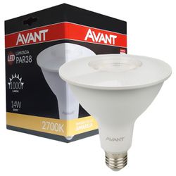 Lâmpada Par38 Led 14W Luz Branco Quente E-27 - Broketto Materiais Elétricos