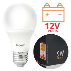 Lâmpada Bulbo Led 9w Pera 6500k 12v Para Bateria - Broketto Materiais Elétricos