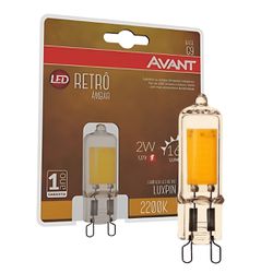 Lâmpada Led Luxpin G9 Retrô 2w 2200k Âmbar - Broketto Materiais Elétricos
