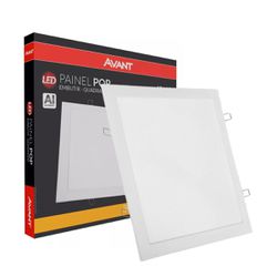 Painel Plafon Led Embutir Quadrado 3000k 30w Bivolt Avant - Broketto Materiais Elétricos