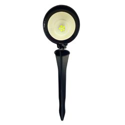 Luminária Espeto Jardim LED 5W Luz Verde Bivolt - Broketto Materiais Elétricos