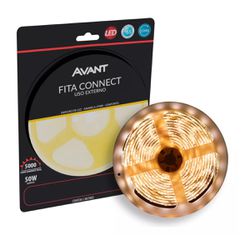 Fita Led Connect 5w P/metro 2700k C/conector 60 Leds P/metro - Broketto Materiais Elétricos