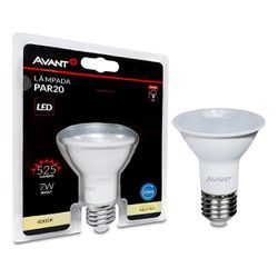 Lâmpada Par-20 Led 4000K 7W E-27 Bivolt - Broketto Materiais Elétricos