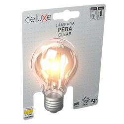 Lamp Rretrô A60 Pera 9W Clear E27 2700K Bivolt Avant - Broketto Materiais Elétricos