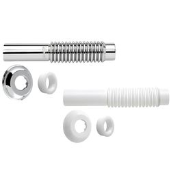 Tubo de Ligação Ajustável Para Vaso Sanitário 260mm - Broketto Materiais Elétricos