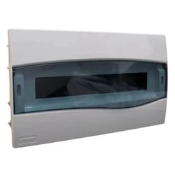 Quadro Centro Distribuição Embutir 18 Disjuntores Din Brum Br18t - Broketto Materiais Elétricos