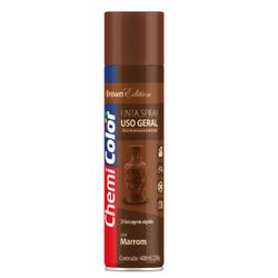 Tinta Spray Chemicolor 400ML Uso Geral Marrom - Broketto Materiais Elétricos