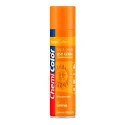 Tinta Spray Chemicolor 400ML Uso Geral Laranja - Broketto Materiais Elétricos