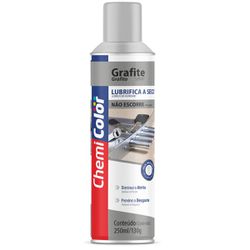 Grafite Spray Chemicolor 250ml 130g - Broketto Materiais Elétricos