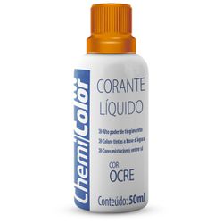 Corante Líquido Chemicolor Ocre 50ml - Broketto Materiais Elétricos