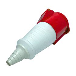 Acoplamento Tomada Industrial 3P+T 32A 6H 380-415V Ip44 Vermelho - Broketto Materiais Elétricos