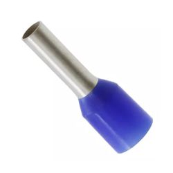 Terminal Ilhós Tubular 2,5 mm Azul Valor Unitário - Broketto Materiais Elétricos