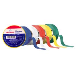 Fita Isolante Colorida 10 Metros Decorlux - Broketto Materiais Elétricos