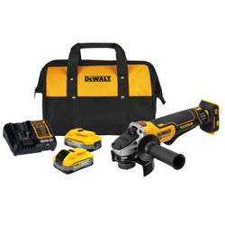 Esmerilhadeira Angular Dewalt 4 1/2 Pol 20v Com 2 Baterias e Carregador - Broketto Materiais Elétricos