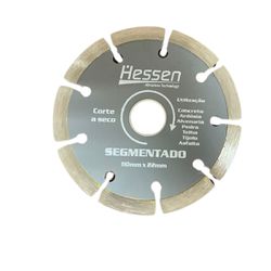 Disco De Corte Diamantado Segmentado 110mm x 22mm - Broketto Materiais Elétricos
