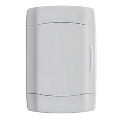 Centro Quadro de Distribuição P/2 Disjuntores Sobrepor Branca - Broketto Materiais Elétricos