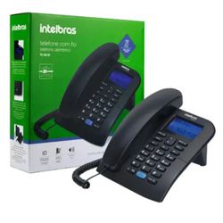 Telefone com Fio Padrão TC60 ID C/ Identificador Intelbras - Broketto Materiais Elétricos