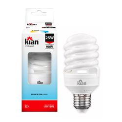 Lâmpada Fluorescente Espiral Eletrônica 25w 127v 6400k - Broketto Materiais Elétricos