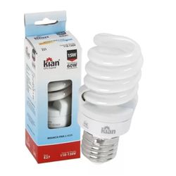 Lâmpada Fluorescente Espiral Eletrônica 15w 127v 6400k - Broketto Materiais Elétricos