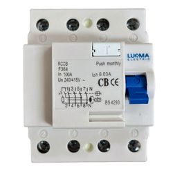 Interruptor Diferencial Dr 100a 30ma Tetrapolar Lukma - Broketto Materiais Elétricos