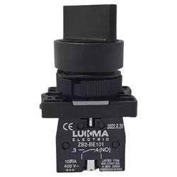 Chave Seletora 3 Posições Fixas Manopla Curta 2NA Lukma - Broketto Materiais Elétricos