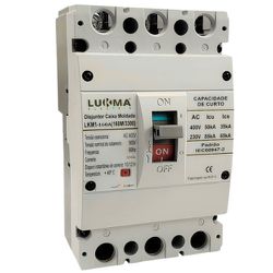 Disjuntor Em Caixa Moldada Tripolar 160a 45ka Lkm1-160a - Broketto Materiais Elétricos
