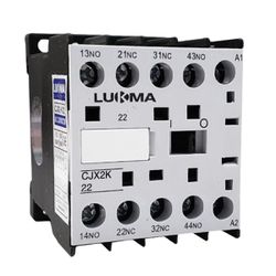Mini Contator Tripolar 9a 220v 2na+2nf Cjx2-k22 Jzc4-22 Lukma - Broketto Materiais Elétricos