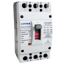 Disjuntor Em Caixa Moldada Tripolar 80A 45KA LKM1-80A - Broketto Materiais Elétricos