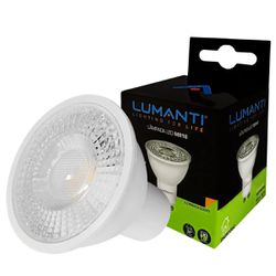Lâmpada Led Dicroica 3000K 7W Branco Quente Bivolt - Broketto Materiais Elétricos