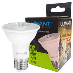Lâmpada Led Par20 7w 3000k E-27 Autovolt - Broketto Materiais Elétricos