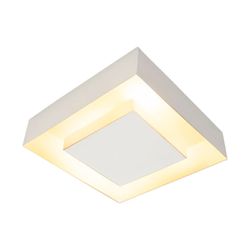 Luminária Plafon Sobrepor Teto Luz Indireta 45x45 Quadrado - Broketto Materiais Elétricos