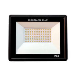 Refletor Led 100W Holofote Bivolt Ip65 3000K Luz Quente - Broketto Materiais Elétricos