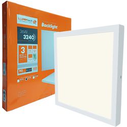 Painel Plafon Led Sobrepor Quadrado 36w 4000k Branco Neutro - Broketto Materiais Elétricos