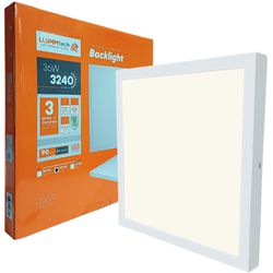 Painel Plafon Led Sobrepor Quadrado 36W 4000K Branco Neutro - Broketto Materiais Elétricos