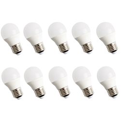 Kit 10 Lâmpada Led Bolinha G45 4W Bivolt 2700K Branco Quente - Broketto Materiais Elétricos