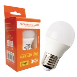 Lâmpada Led Bolinha G45 4W Bivolt 2700K Branco Quente - Broketto Materiais Elétricos