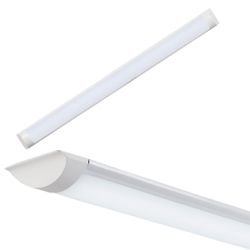 Luminária Led Sobrepor Linear Slim 120cm 36W Branco Frio - Broketto Materiais Elétricos