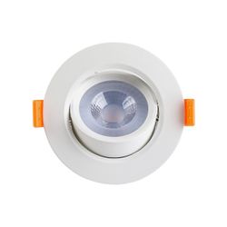 Spot Led De Embutir Direcionável Redondo 5w 6500k Branco - Broketto Materiais Elétricos