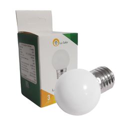 Lâmpada Led Bolinha G45 E27 3W Bivolt 6500K Branco Frio - Broketto Materiais Elétricos