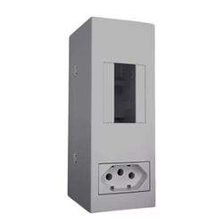 Caixa Sobrepor 2 Disjuntores+ Tomada 20a Margirius - Broketto Materiais Elétricos