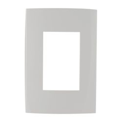 Placa 4x2 Branca 3 Postos Sleek Margirius - Broketto Materiais Elétricos