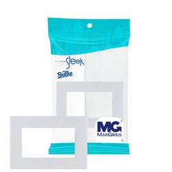 Conjunto Placa Para Móveis Branco Sleek Margirius - Broketto Materiais Elétricos